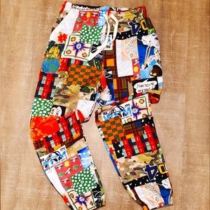 Billionaire Boys Club Multicolor Collage Sweatpants Sz Lg